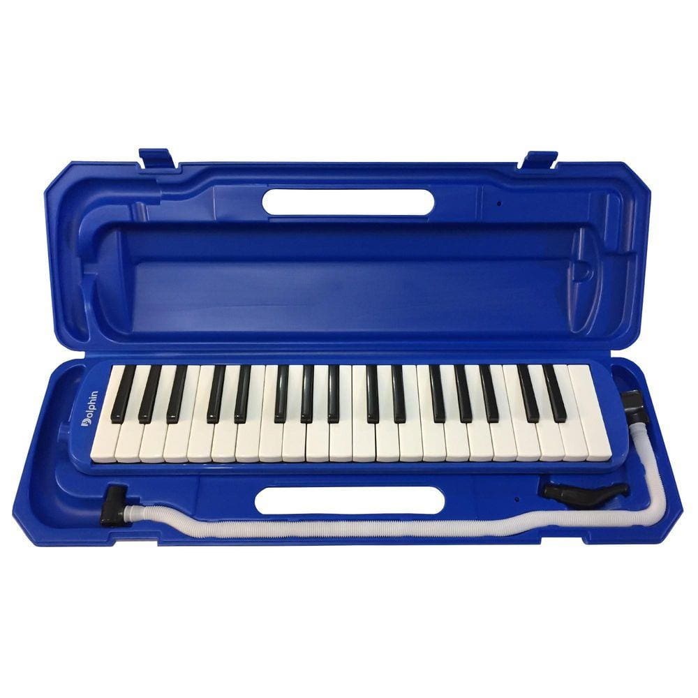 Escaleta Dolphin 37 Teclas Azul Com Case