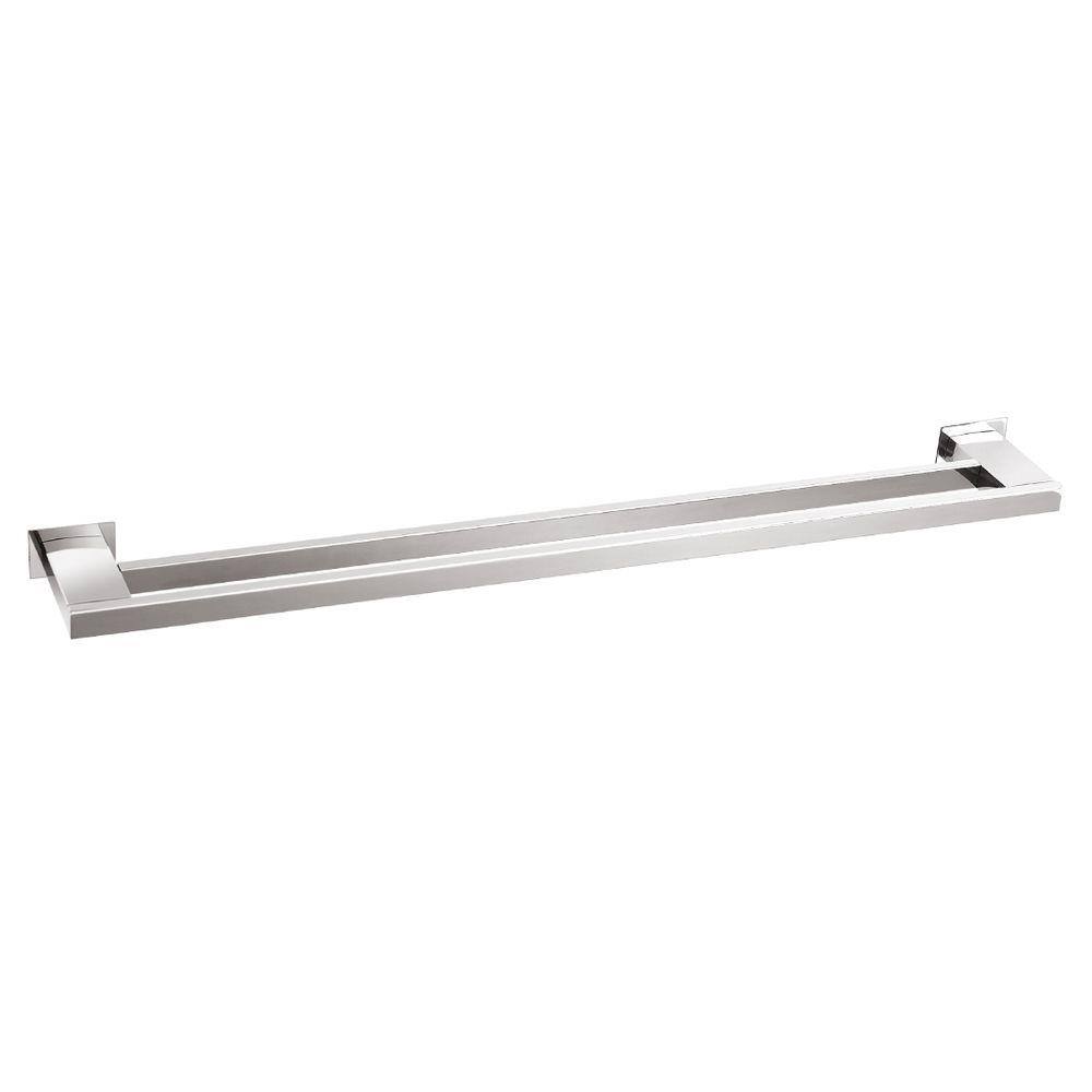Toalheiro Duplo 70 cm Inox - Kromus RT0310