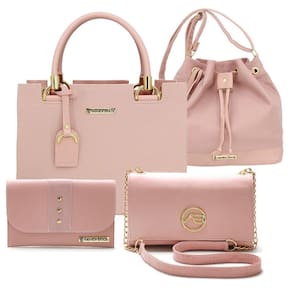 Kit Bolsas Femininas e Carteira AMANDA BRAZIL HANDBAG