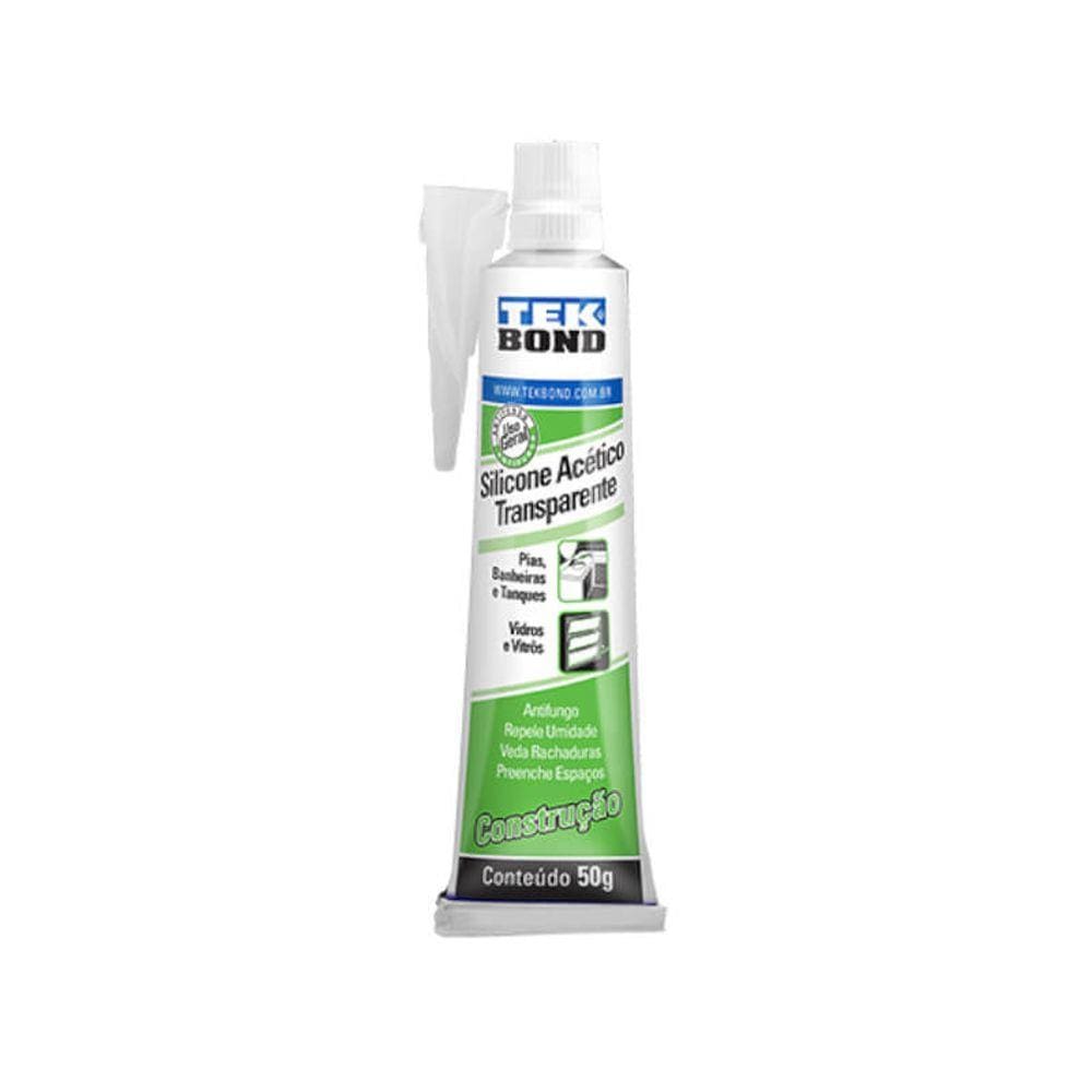 Silicone Acetico Incolor 050G Tek Bond