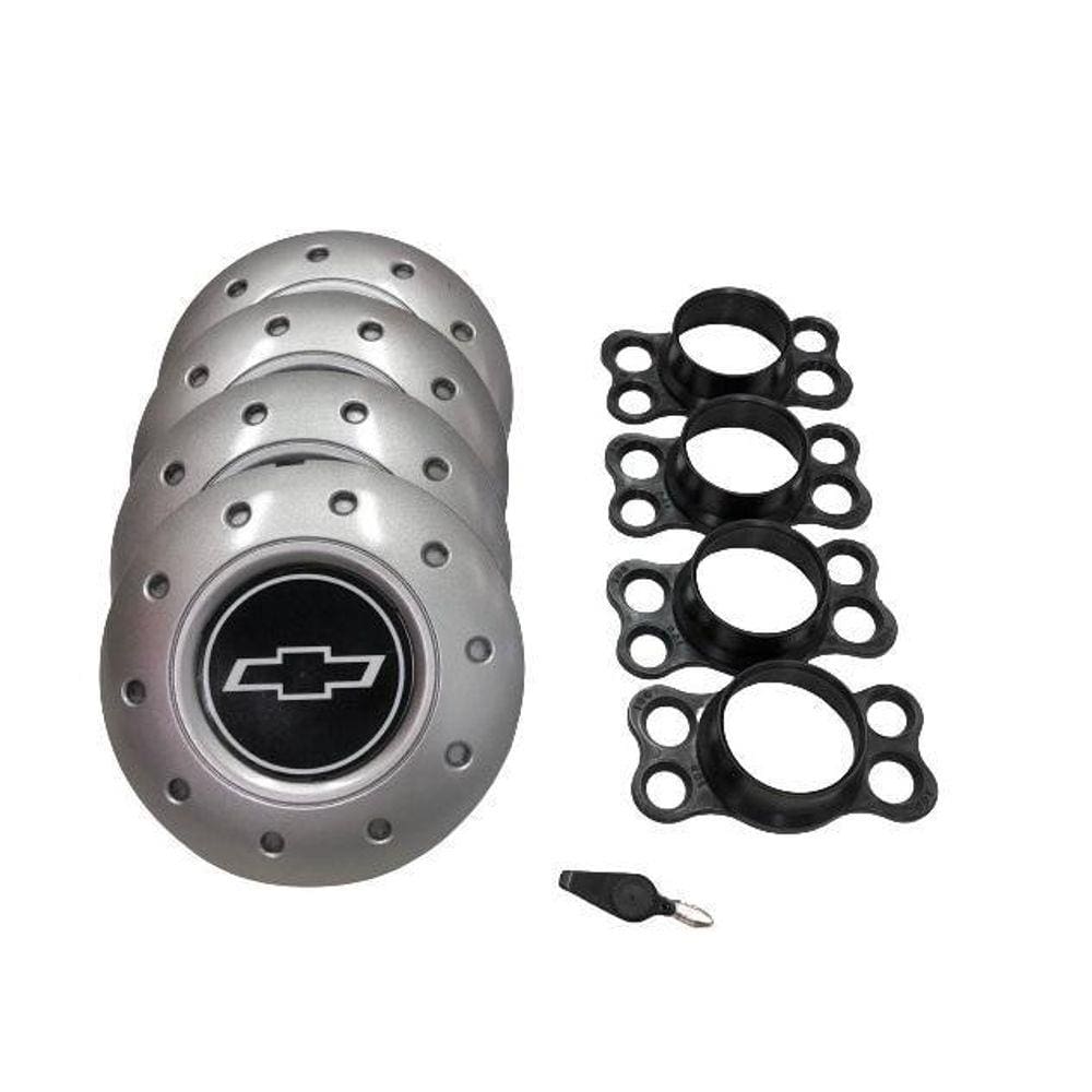 Calotas Miollo Gm Corsa Aro 14 1994/2012 Estilo Amarok Prata