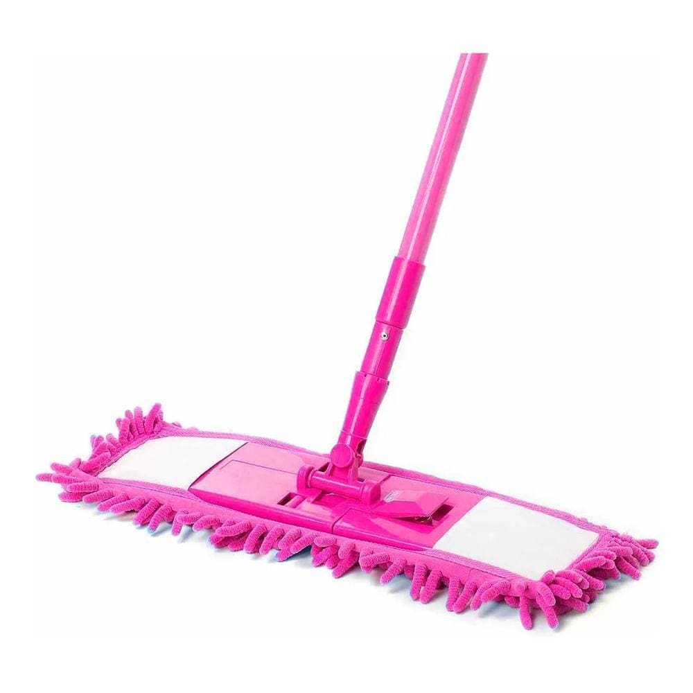 Mop Vassoura Tira Pó Rosa - Quanhe