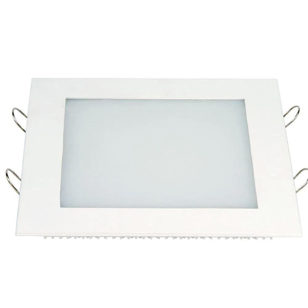 Painel Plafon 24W Led Quadrado Embutir Luz Quente Taschibra