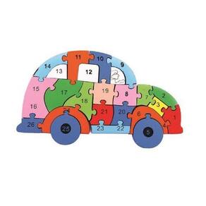 Quebra-Cabeça Carrinho MDF - Toy MIx