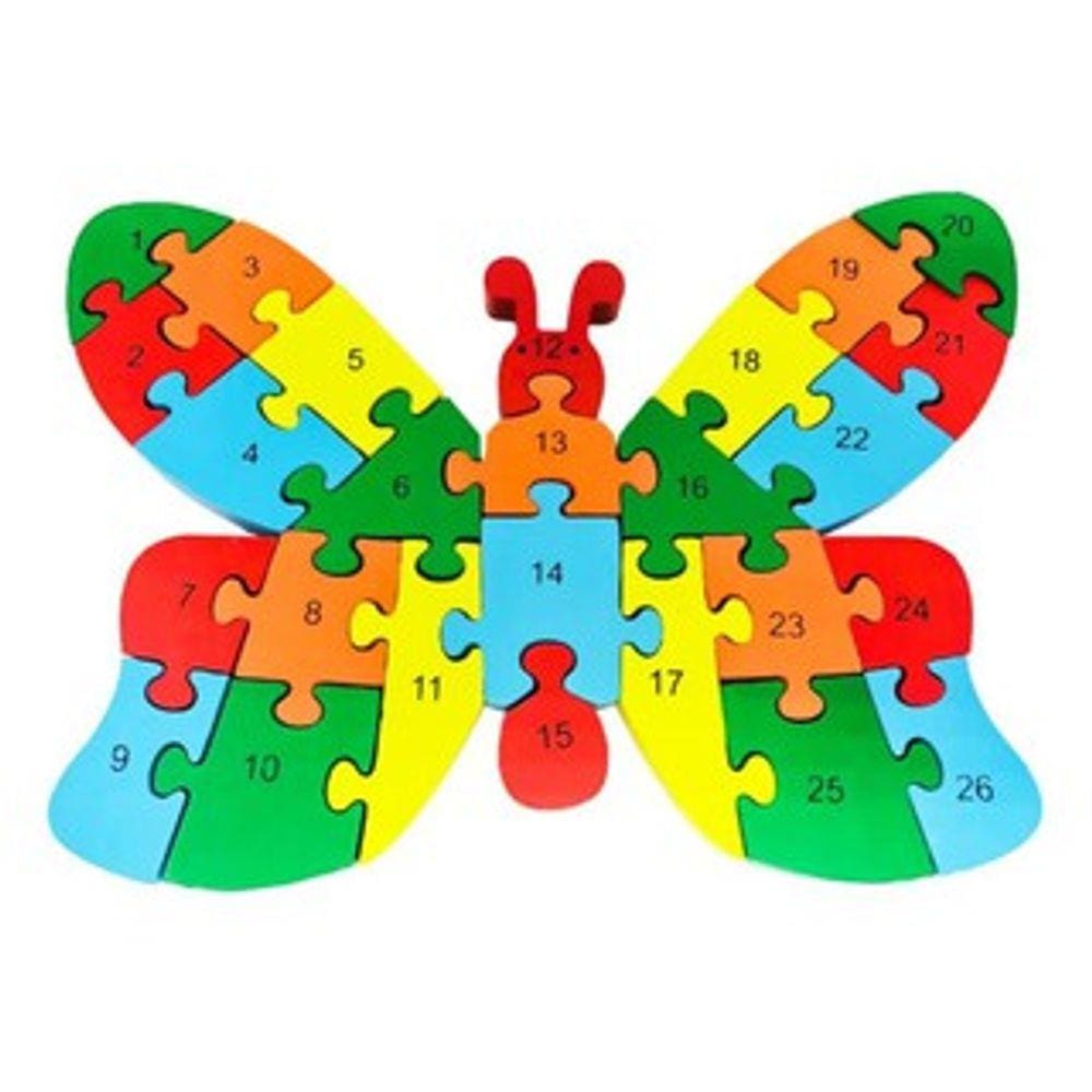 Quebra-Cabeça Borboleta MDF - Toy Mix