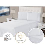 Jogo Lençol 3 Peças Casal 400 Fios Ponto Palito Casa Dona