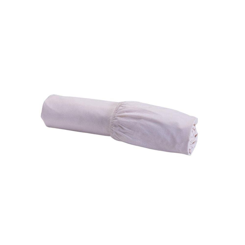 Lençol Avulso Com Elástico Queen Size 100% Algodão Palha