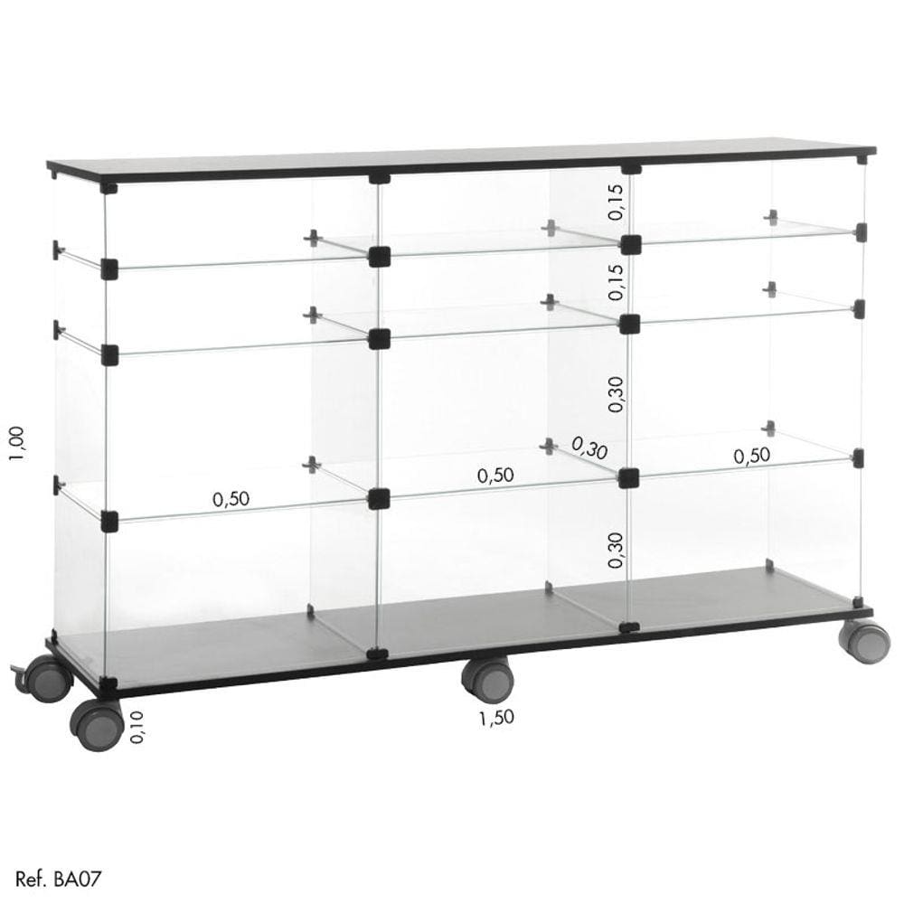 Balcão de atendimento - 1,50 x 1,00 x 0,30