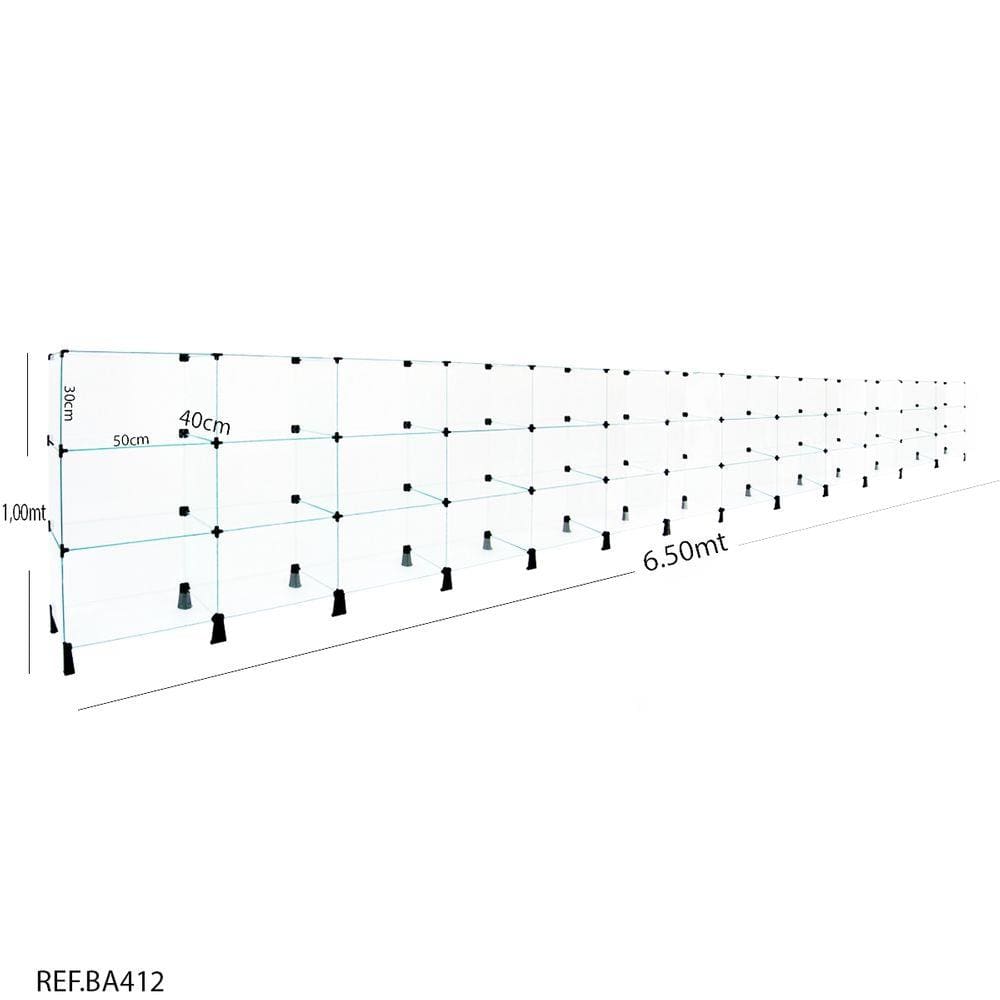 Balcão de atendimento - 6,50 x 1,00 X 0,40