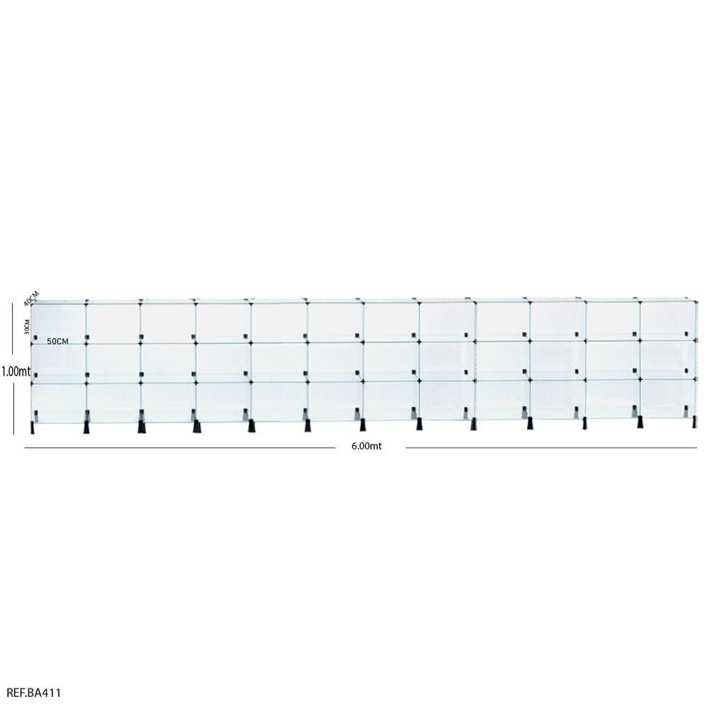 Balcão de atendimento - 6,00 x 1,00 X 0,40