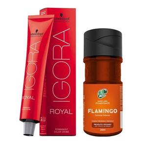 Kit Igora Royal HD 8.77 e 9.7 Oxigenada e Flamingo