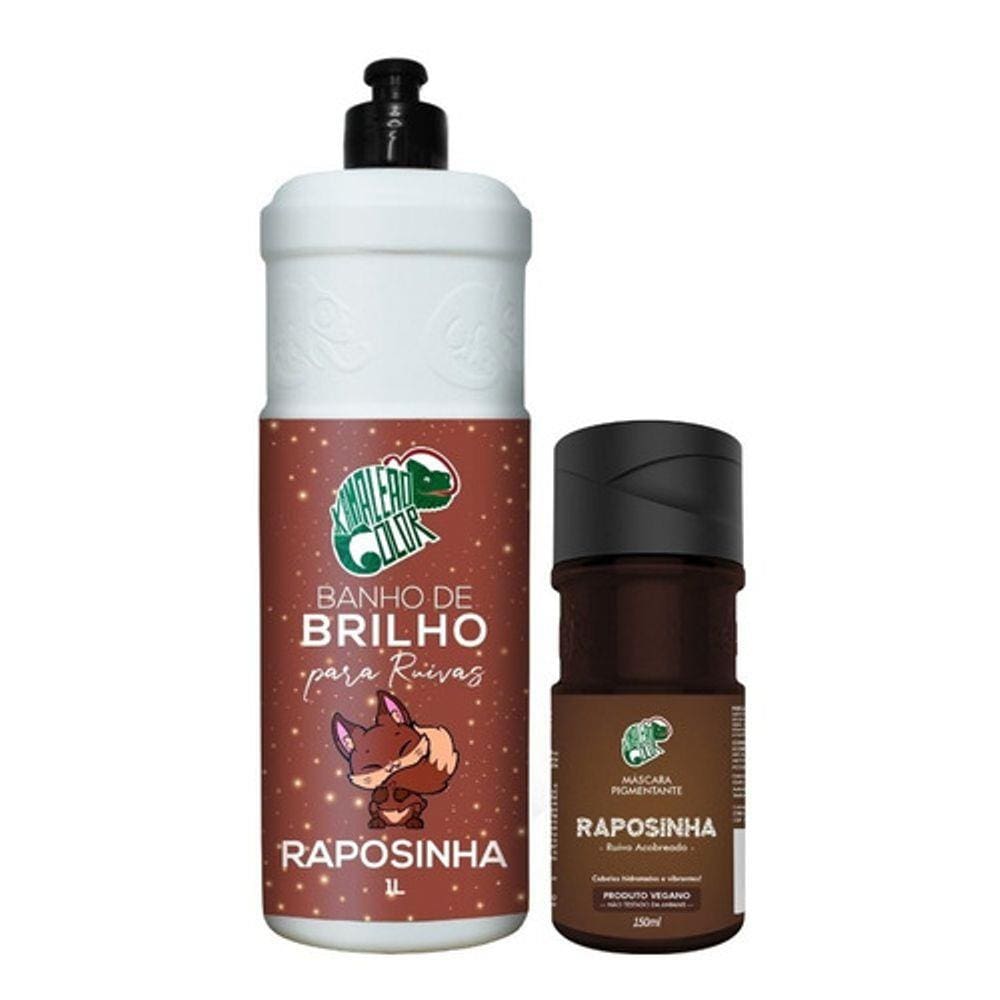 Banho De Brilho Raposinha + Tonalizante Flamingo Kamaleão