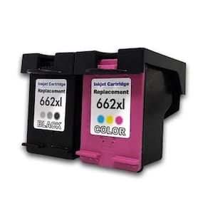 Cartucho 662xl 662 Xl Compatível Kit Cartucho 662 Xl Preto + 662xl Colorido Chip Phaser 3210, 3220 W
