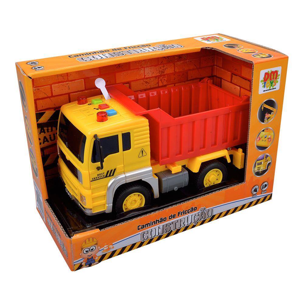 Caminhão de Fricção Construção - DM Toys 5697