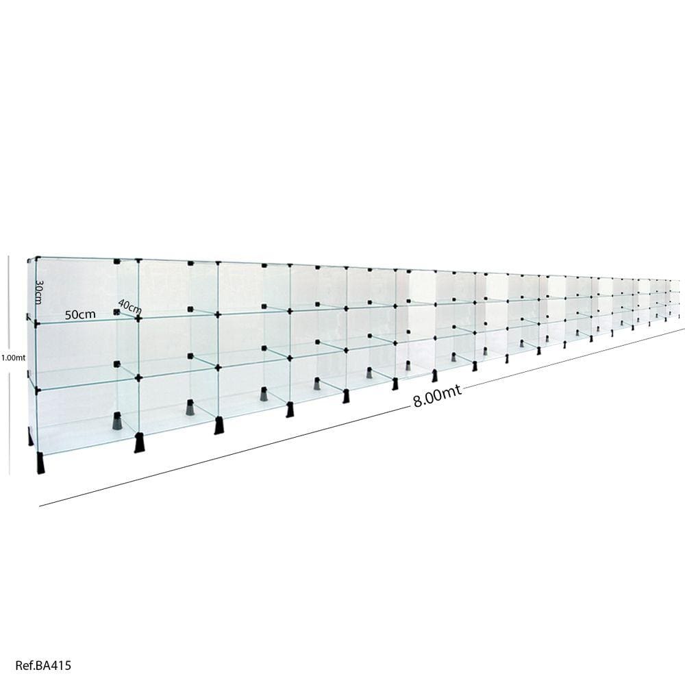Balcão de atendimento- 8,00 x 1,00 X 0,40