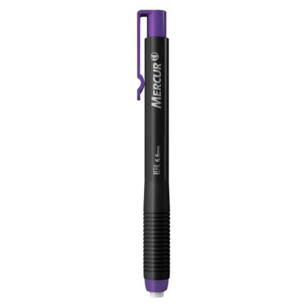 Caneta Borracha Fina 0.8mm Roxo - Mercur