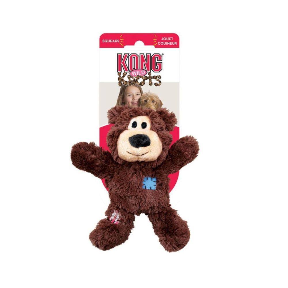 Pelucía para cães Wild Knots Ursinho Kong X-SMALL Chocolate