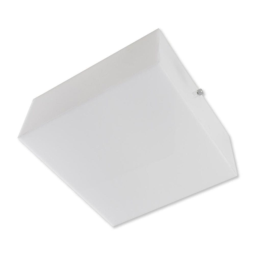 Plafon de Sobrepor em Acrilico 20x20 + 2 LED A60 Branco Quente ST30020