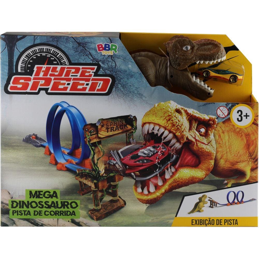 Pista Corrida Dinossauro - Bbr Toys