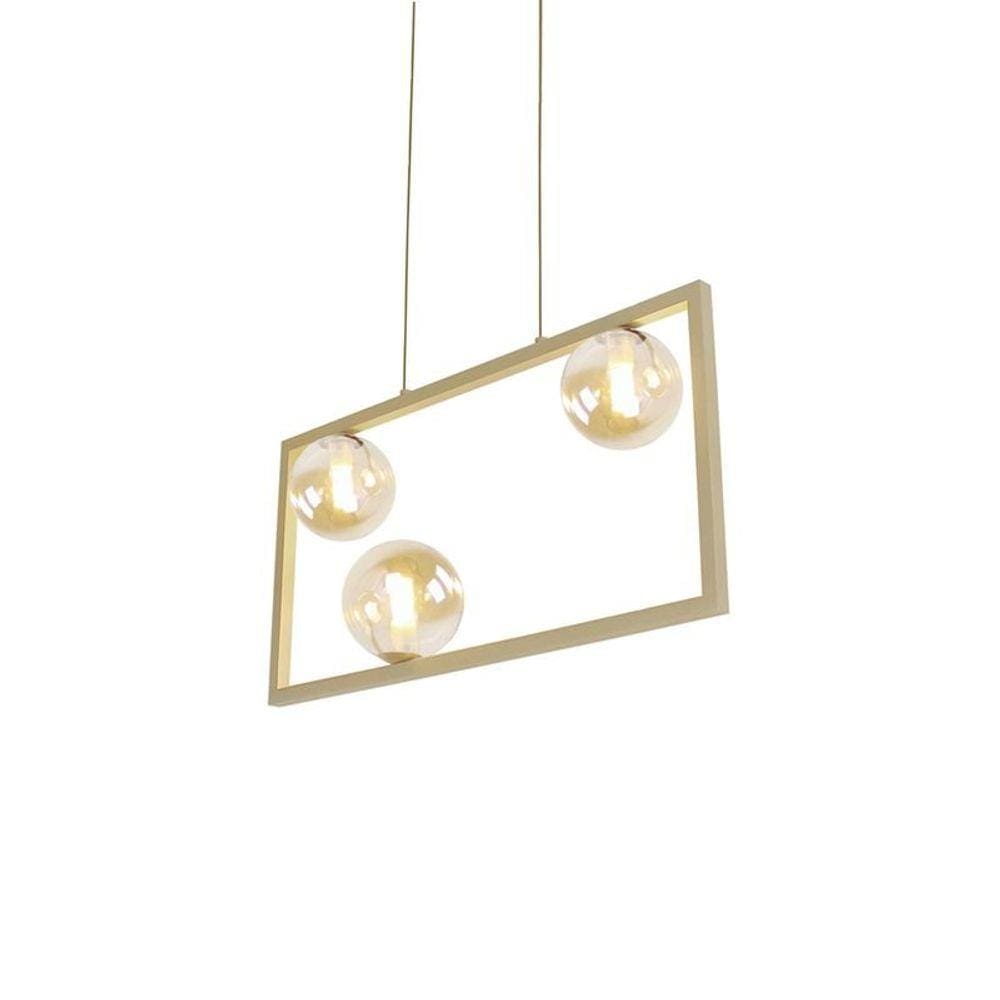 Lustre Pendente Quality Orbit II 1556 Dourado G9 Bivolt