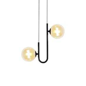 Lustre Pendente Quality Orbit II 1553 Preto G9 Bivolt
