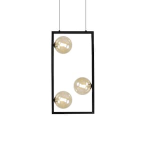 Lustre Pendente Quality Orbit II 1557 Preto G9 Bivolt
