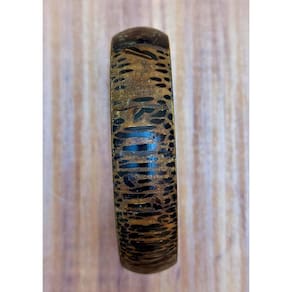 Pulseira Indiana Cobre e Madeira Marrom