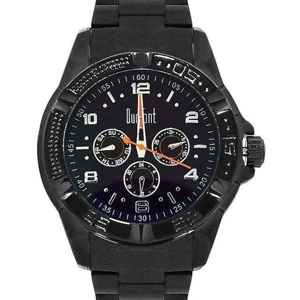 Relógio Dumont Masculino Crono Preto Du6p29aci/4P