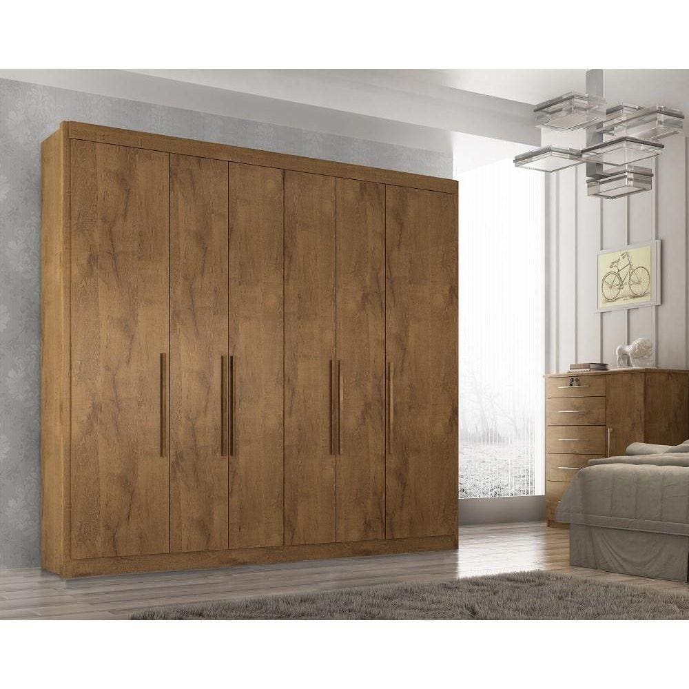 Guarda Roupa Casal Valencia 6 Portas 6 Gav