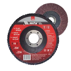 Disco de lixa de desbaste tipo flap 4.1/2" grão 60 740289 MTX