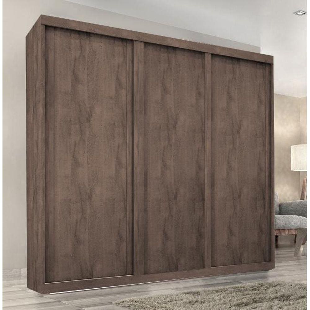 Guarda Roupa Casal Sevilha 3 Portas Correr 6 Gav.
