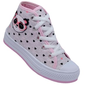 Tênis Infantil Meninas Botinha De Personagem Bota Fofa