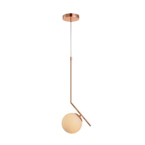 Pendente Pérola Brinco Mini Cobre Brilho Avant 1 Lâmpada G45