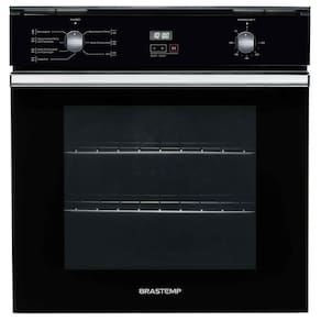 Forno Elétrico 84 Litros de Embutir Brastemp  Timer Grill BOC84AEBNA