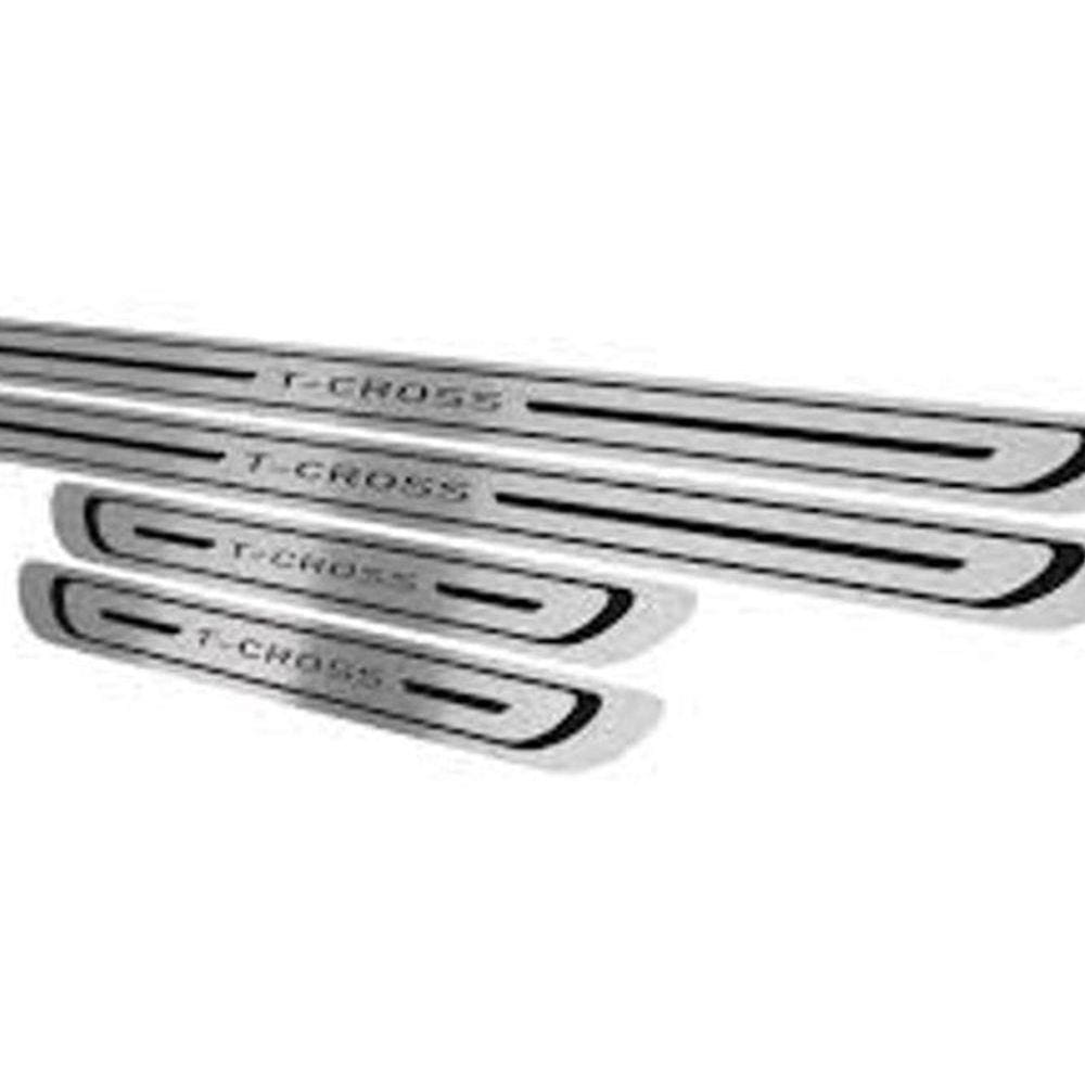 Soleira Baixo Relevo Em Aço Inox T-Cross