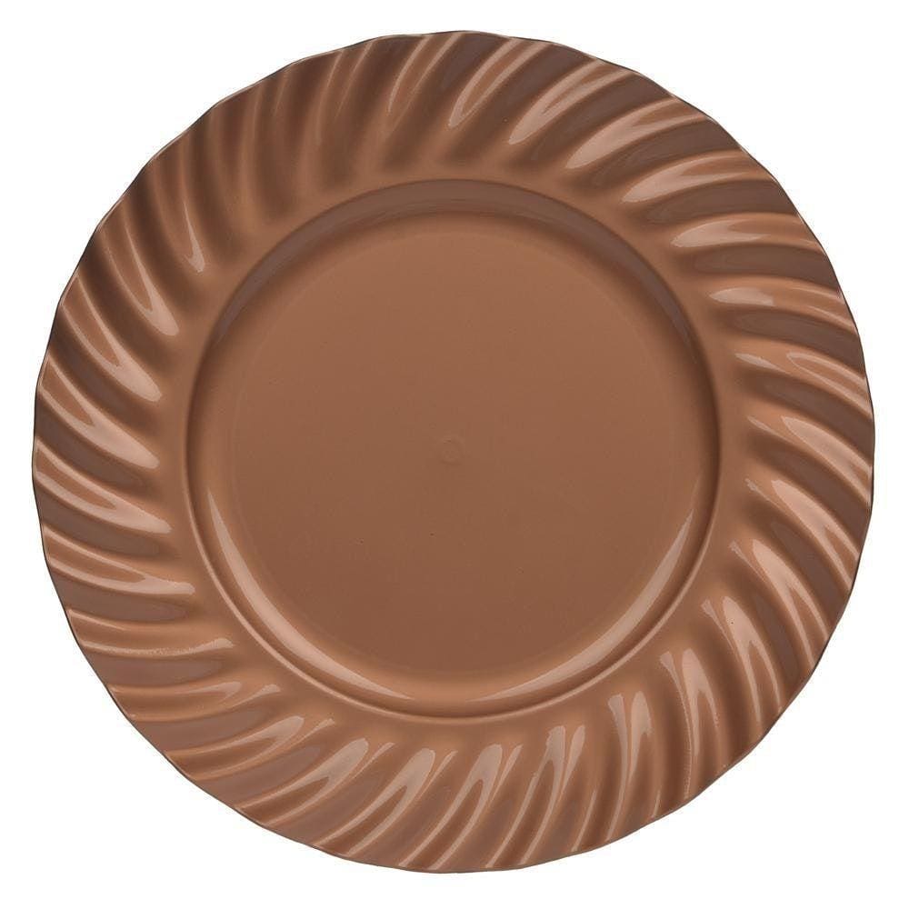 Kit De 6 Sousplat Rose 33Cm De Plástico - Florarte