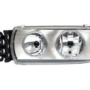 Farol Iveco Stralis Tector Ap06 Fundo Cromado Lado Esquerdo