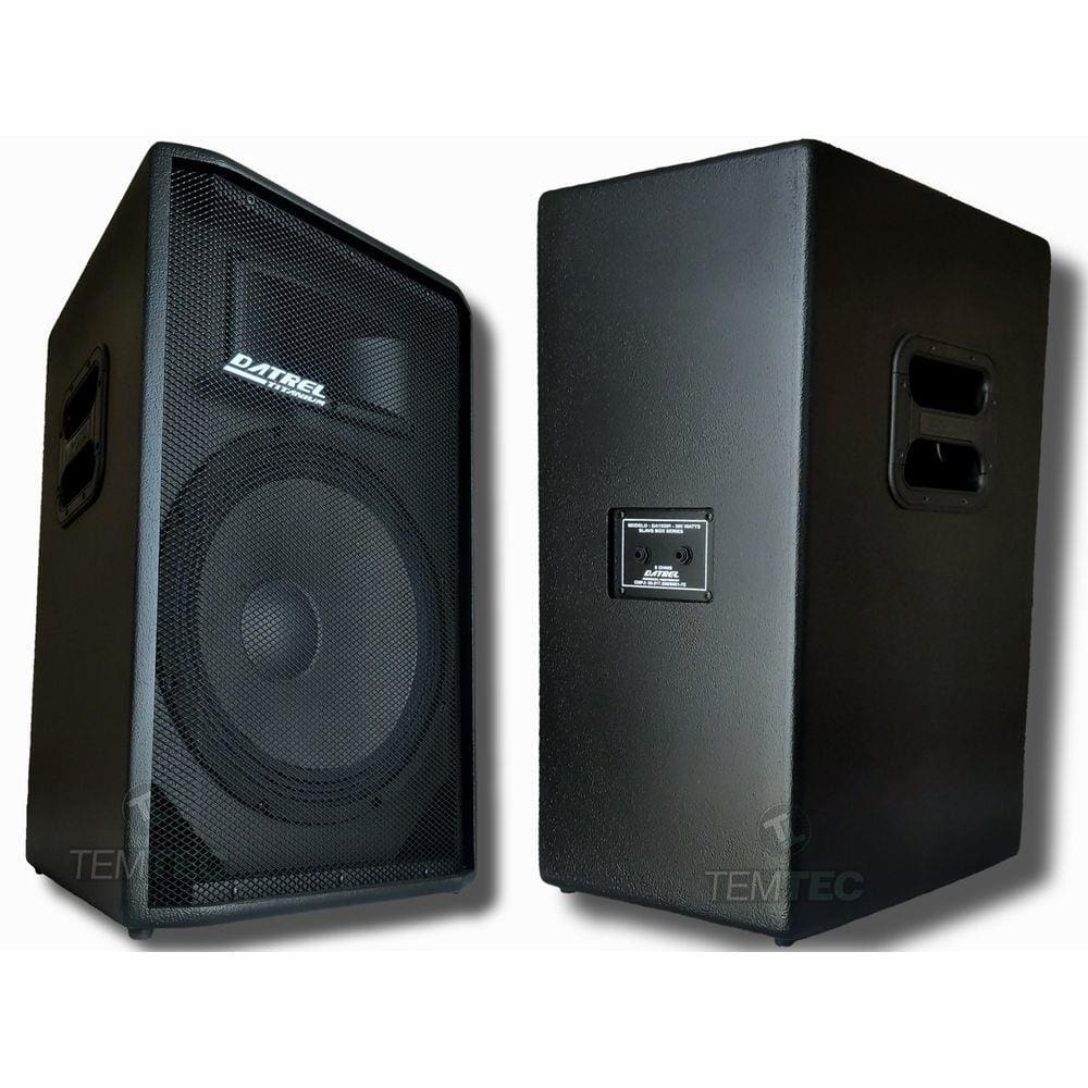 CAIXA DE SOM PASSIVA 15” 300W DATREL PORTÁTIL PROFISSIONAL