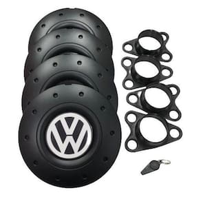 Calotas Miollo Vw Fox Aro 15 2004/2019 Estilo Amarok Preto