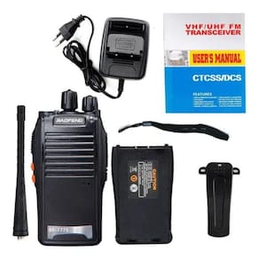 Kit 2 Radio Walk Talk Comunicador 16 Ch 12Km Baofeng 777S