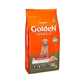 Ração Golden Filhote Sabor Frango E Arroz Para Cães 15Kg