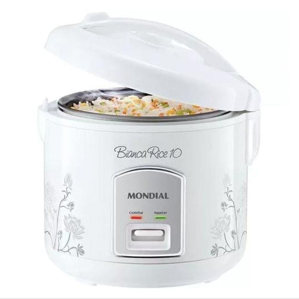 Panela Eletrica Arroz Mondial Bianca Rice 10 Xicaras - 220V