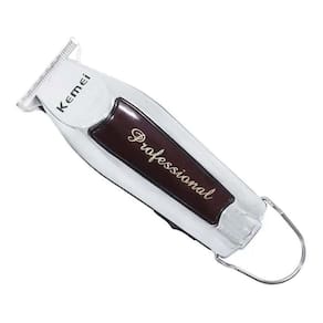 Máquina Acabamento Cortar Cabelo S/Fio Kemei Km-9163 Bi-Volt
