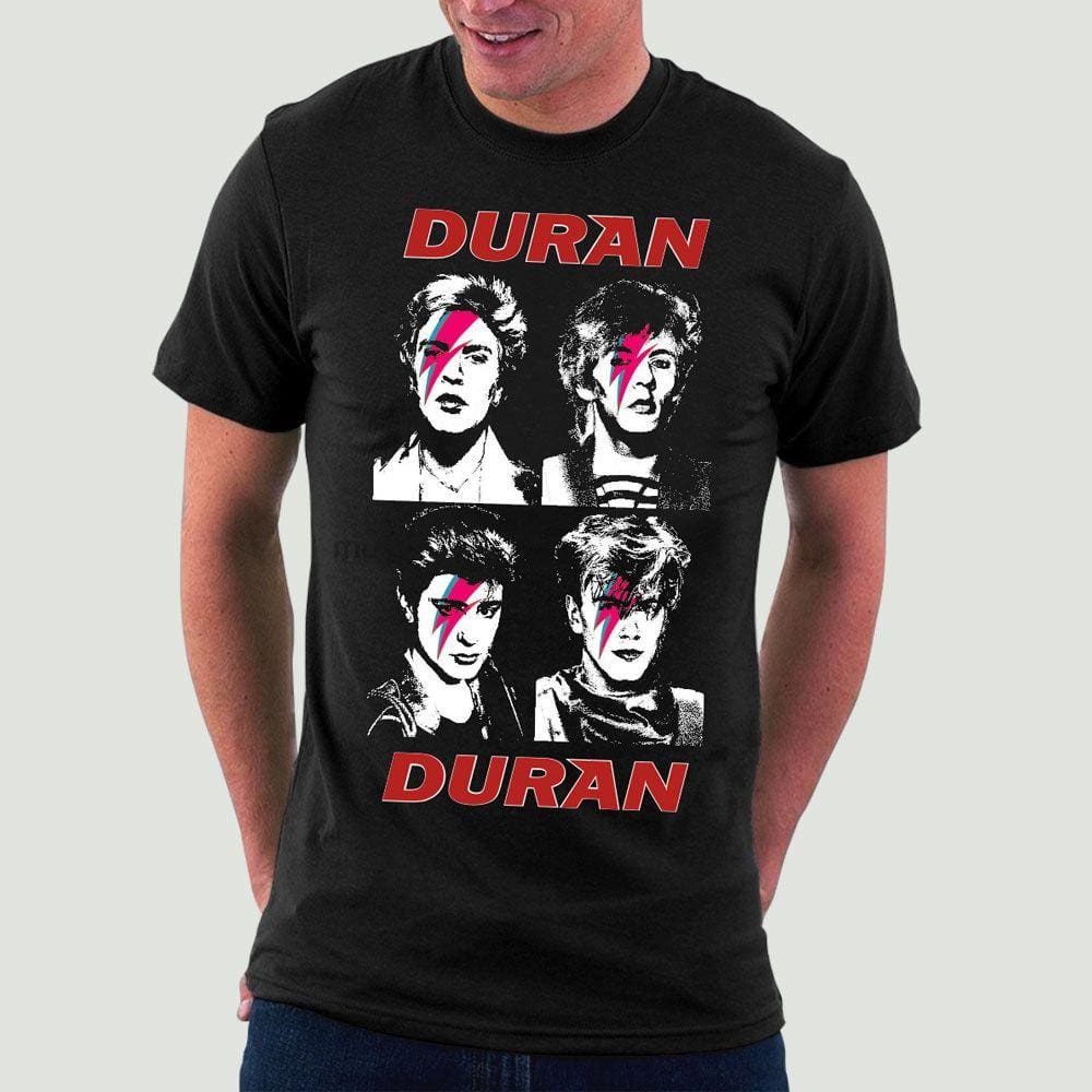 Camiseta camisa Duran Duran Banda anos 80 New Wave Rock Pop Tecno