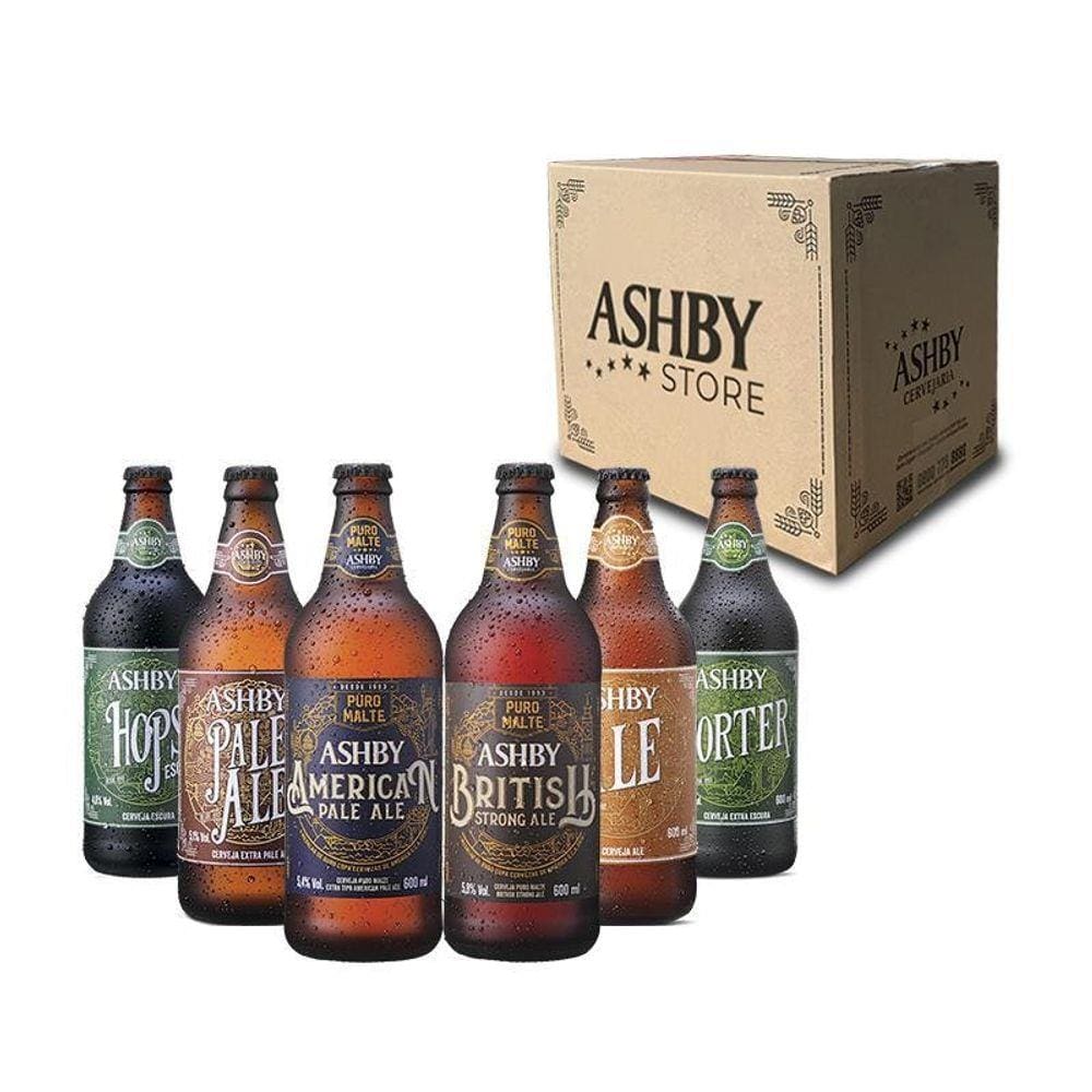 Kit Ashby Encorpadas- 6 Garrafas 600ml Cada