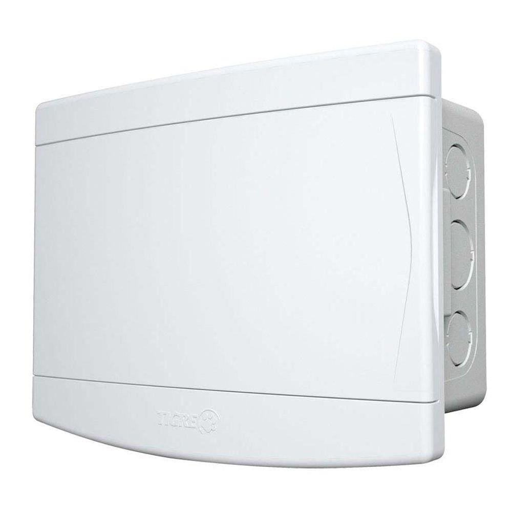 Quadro Distrib  6/8 Disj Pta Br S/Bar Tigre