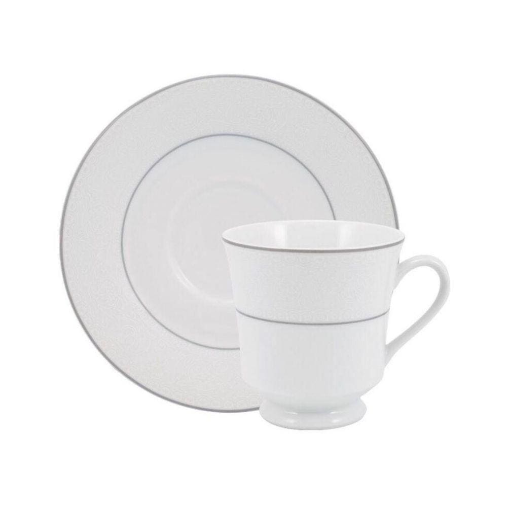 Conjunto De Xícara De Café Com Pires 06 Peças Martha Schmidt