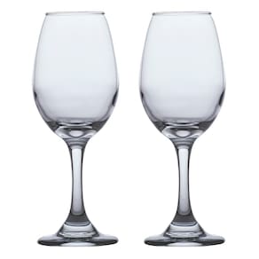 Jogo de Taças de Vidro Água E Vinho Tinto 318ml Luxo - 2 UN