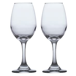 2 Taças de Vidro Resistente Vinho Tinto e Agua 318ml Luxo