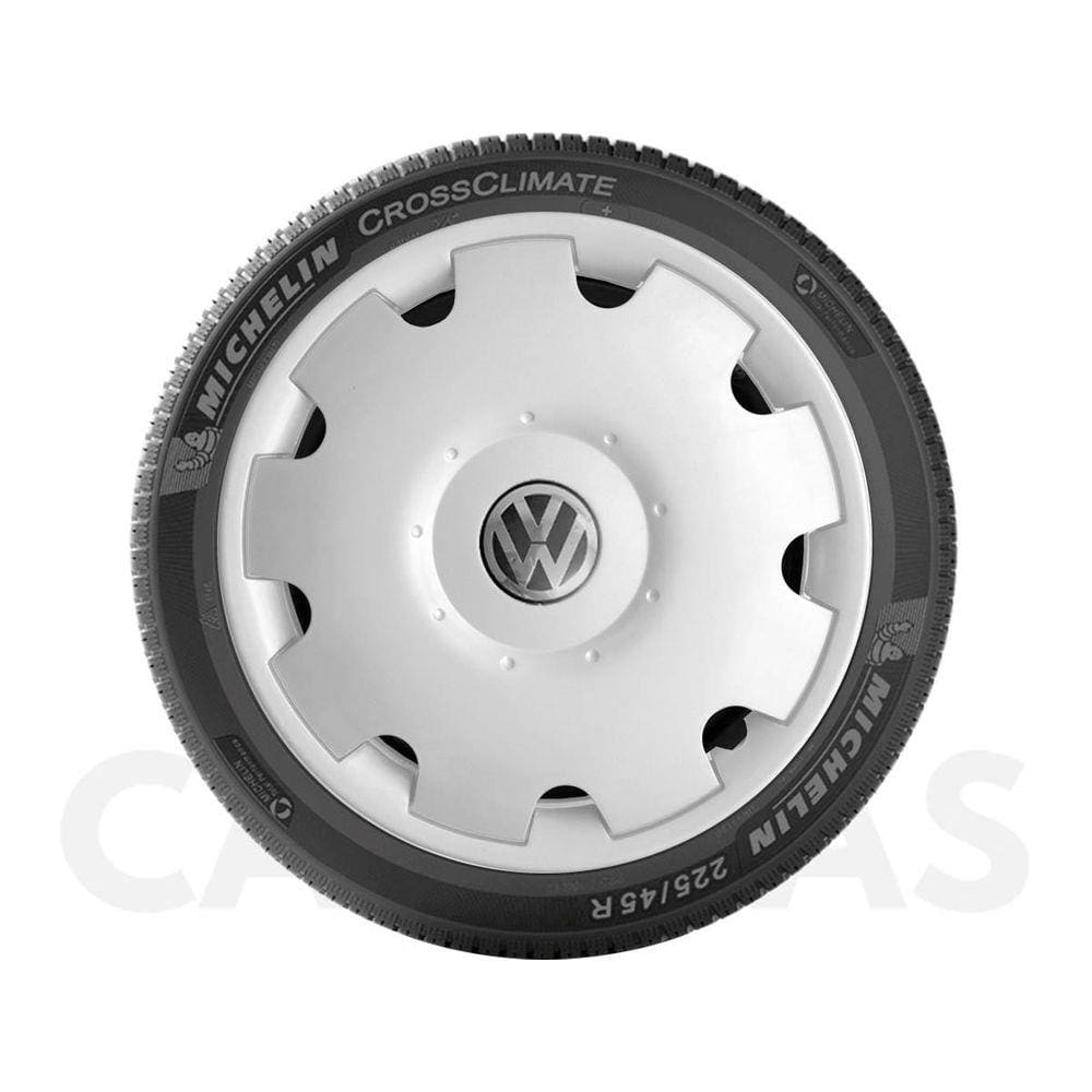 4X Calota Vw Gol Parati G3 G4 Aro 13 Com Emblema 573Ar